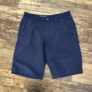 Under Armour Heat Gear Performance Shorts 30 x 10 Navy Blue Mens Golf